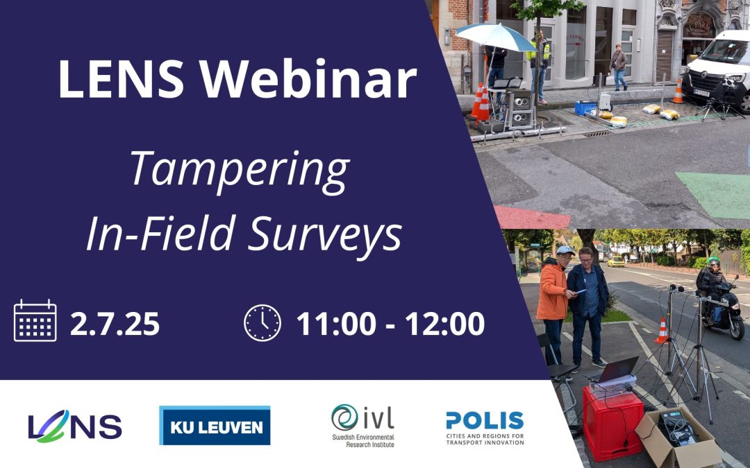 Invitation: LENS webinar on tampering in-field surveys
